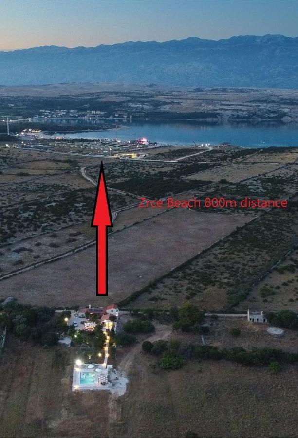 Villa Slatina Near Zrce Beach Novalja Exterior foto